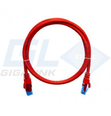 Nikomax Коммутационный шнур U/UTP 4 пары, Кат.6 (Класс E), 250МГц, 2хRJ45/8P8C, T568B, заливной, с защитой защелки, многожильный, NMC-PC4UE55B-050-C-RD