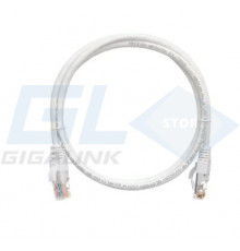 Nikomax Коммутационный шнур U/UTP 4 пары, Кат.5е (Класс D), 100МГц, 2хRJ45/8P8C, T568B, заливной, NMC-PC4UD55B-001-C-WT