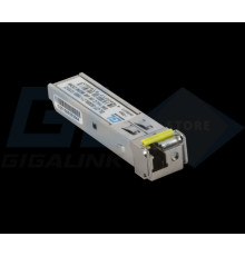 Gigalink Модуль SFP, WDM, 1Гбит/c, одно волокно SM, LC, DDM, 32 дБ (до 120 км) GL-OT-SG32LC1-1490-1550-D