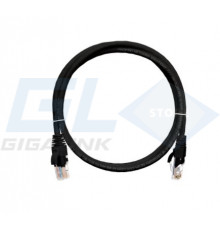 Nikomax Коммутационный шнур U/UTP 4 пары, Кат.5е (Класс D), 100МГц, 2хRJ45/8P8C, T568B, заливной, NMC-PC4UD55B-001-C-BK