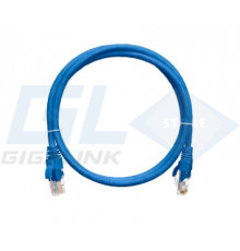 Nikomax Коммутационный шнур U/UTP 4 пары, Кат.5е (Класс D), 100МГц, 2хRJ45/8P8C, T568B, заливной, NMC-PC4UD55B-001-BL
