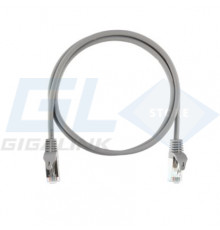Nikomax Коммутационный шнур F/UTP 4 пары, Кат.5е (Класс D), 100МГц, 2хRJ45/8P8C, T568B, заливной, NMC-PC4SD55B-ES-003-C-GY
