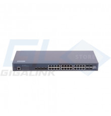 Gigalink Управляемый коммутатор L2 уровня 2, 12 портов 1/10G BaseX SFP+, 8 портов 1000BaseT GL-SW-X201-12ST
