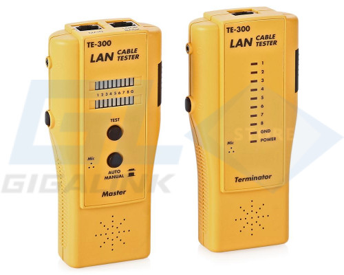 Nikomax Кабельный тестер UTP/STP, BNC, RJ11, RJ12, RJ45, с переговорным устройством NMC-TE300