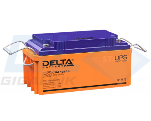 Gigalink Аккумуляторная батарея Delta DTM 1265 L (12V / 65Ah), DTM1265L