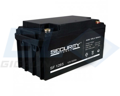 Gigalink Аккумуляторная батарея Security Force SF 1265 (12V / 65Ah), SF1265
