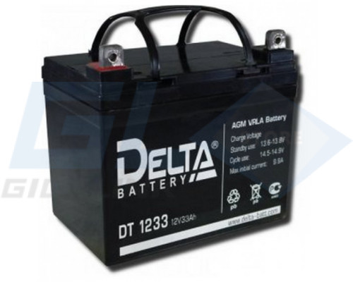 Gigalink Аккумуляторная батарея Delta DT 1233 (12V / 33Ah), DT1233