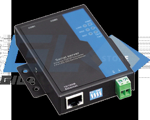 Gigalink Преобразователь интерфейсов 2 порта RS232-Ethernet (10/100M) GL-MC-UTPRS2-232