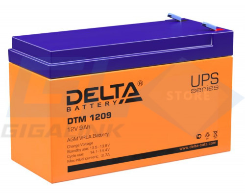 Gigalink Аккумуляторная батарея Delta DTM 1209 (12V / 9Ah), DTM1209