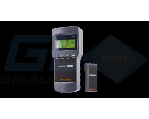 Nikomax Кабельный тестер с LCD дисплеем, UTP/STP, RJ45, с функцией измерения длины NMC-TED300