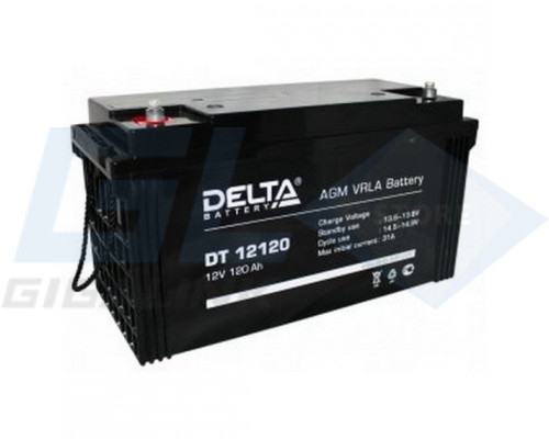 Gigalink Аккумуляторная батарея Delta DT 12120 (12V / 120Ah), DT12120