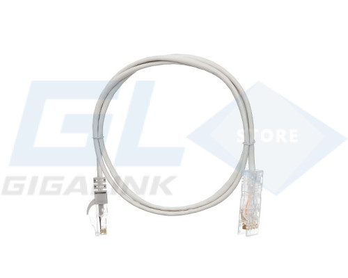 Nikomax Коммутационный шнур S/FTP 4 пары, категория 6А, 5м NMC-PC4SA55B-050-C-GY