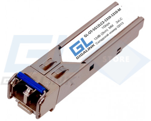 Gigalink Модуль SFP, CWDM, 1Гбит/c, два волокна, SM, 2xLC, 24dB GL-OT-SG24LC2-1490-CWDM