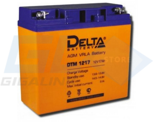 Gigalink Аккумуляторная батарея Delta DTM 1217 (12V / 17Ah), DTM1217