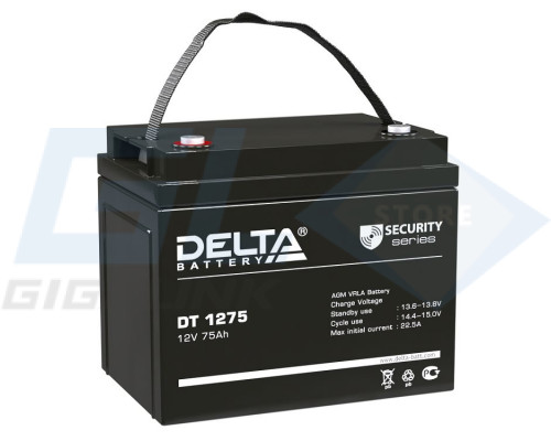Gigalink Аккумуляторная батарея Delta DT 1275 (12V / 75Ah), DT1275