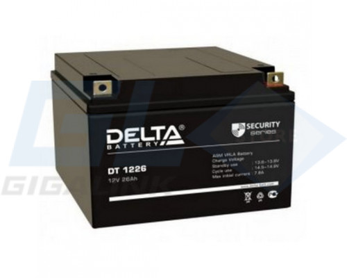 Gigalink Аккумуляторная батарея Delta DT 1226 (12V / 26Ah), DT1226